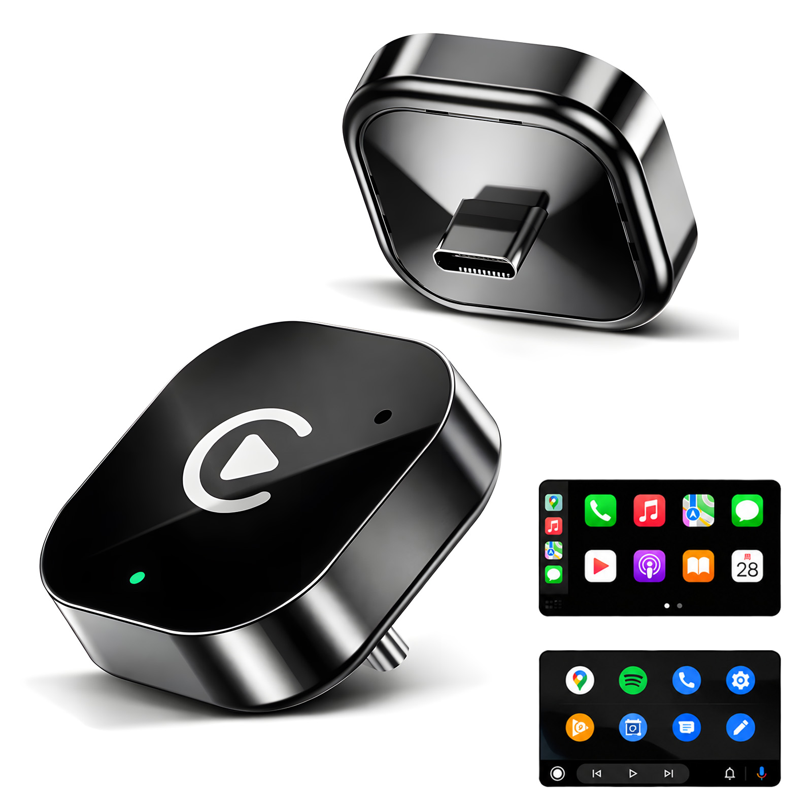 USB C Wireless CarPlay & Andro - Usb C Power Adapter ulasan dan harga
