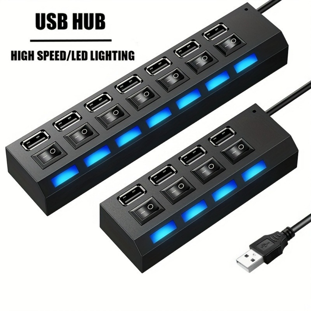 USB 3.0 Hub 4 7 Port Multi USB - Laptop Accessories Usb ulasan dan harga