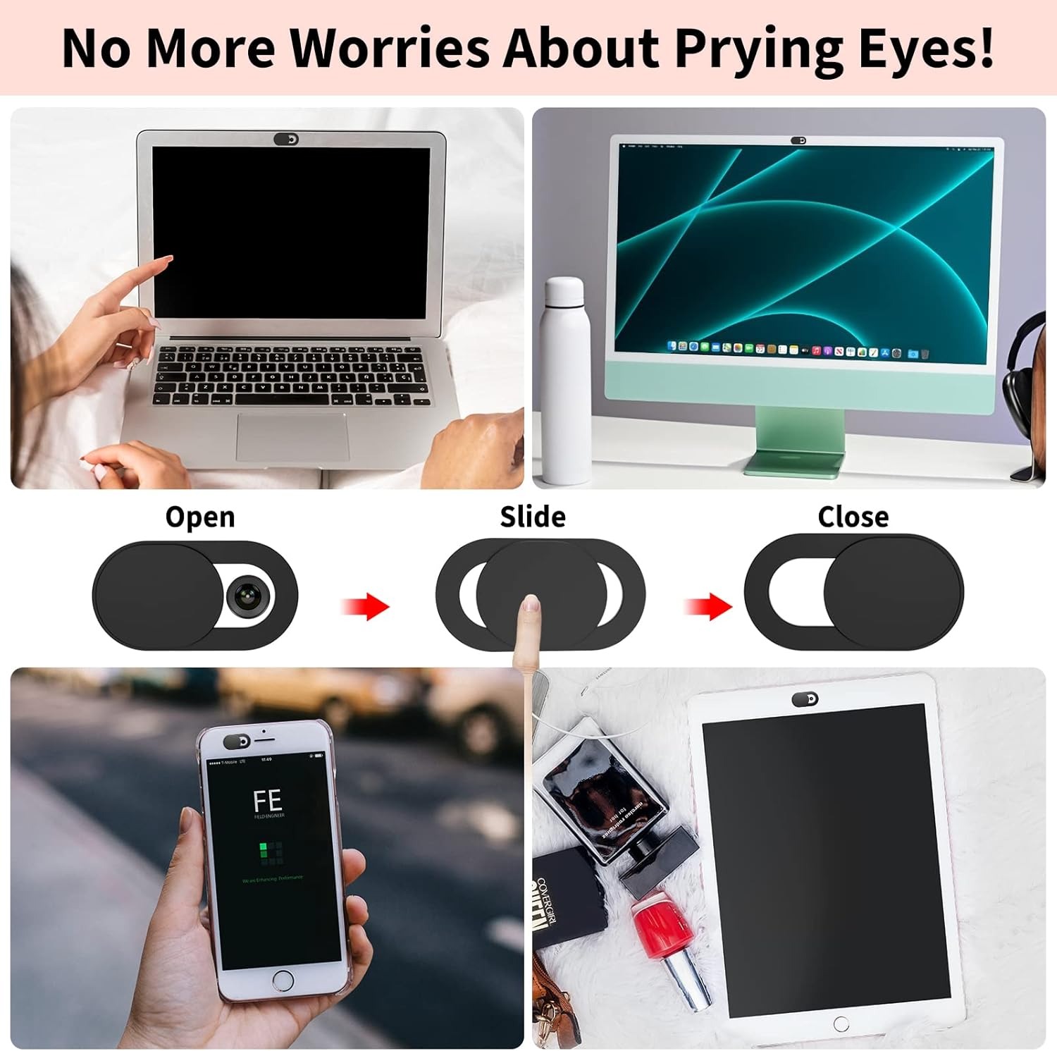 20 Pcs Webcam Cover , 0.03 inc - Laptop Accessories Macbook ulasan dan harga