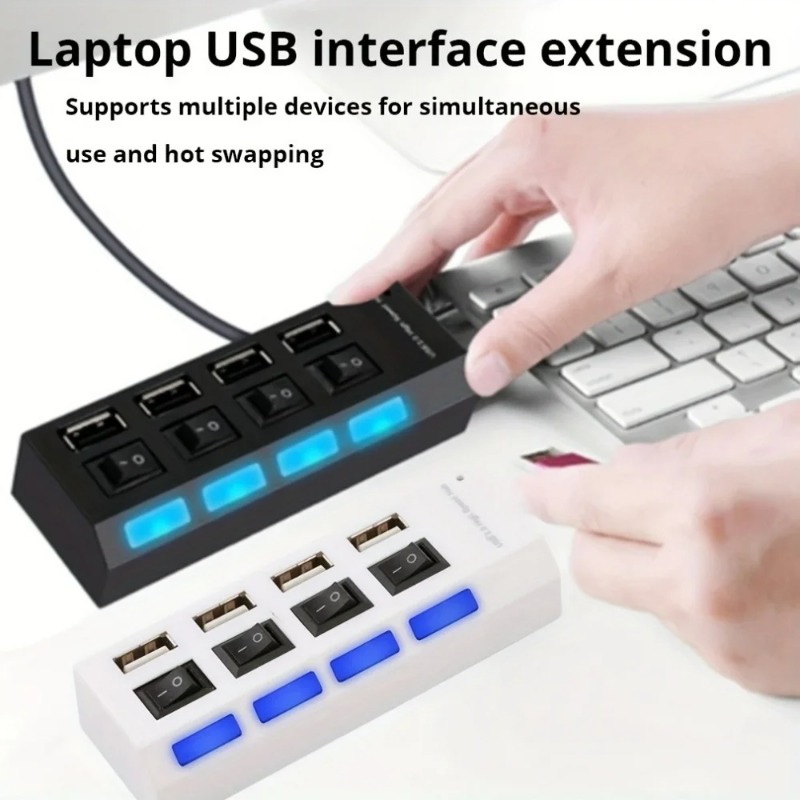 USB 2.0 Hub 4/7 Port Splitter  - Laptop Accessories Macbook ulasan dan harga