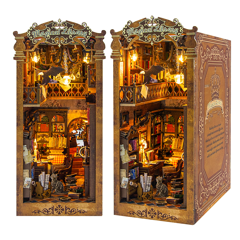 Magical DIY Book Nook Kit Mini - Laptop Accessories Light ulasan dan harga