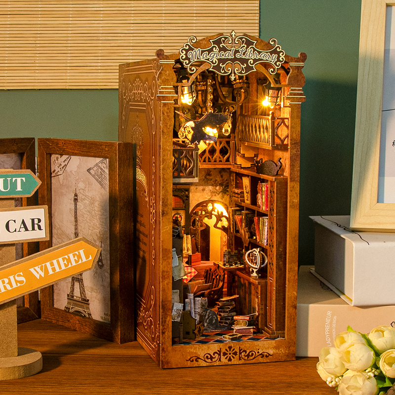 Magical DIY Book Nook Kit Mini - Laptop Accessories Light ulasan dan harga