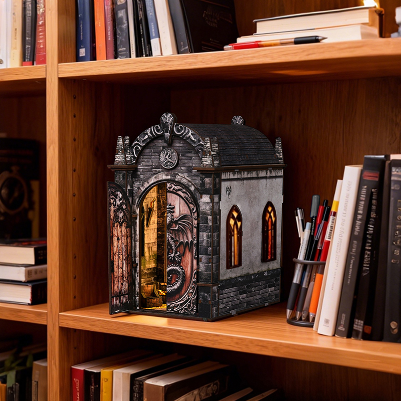 DIY Book Nook Kit Dragon Knigh - Laptop Accessories Light ulasan dan harga
