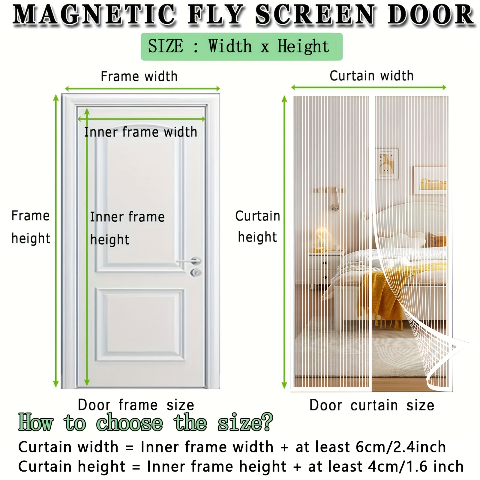 Auto-Close Magnetic Mosquito D - Privacy Screen Filter ulasan dan harga