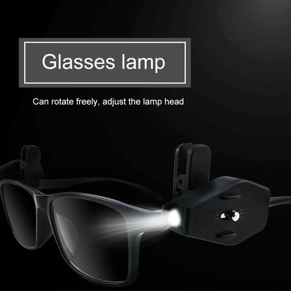 Mini LED Flashlight Glasses Re - Laptop Accessories Light ulasan dan harga