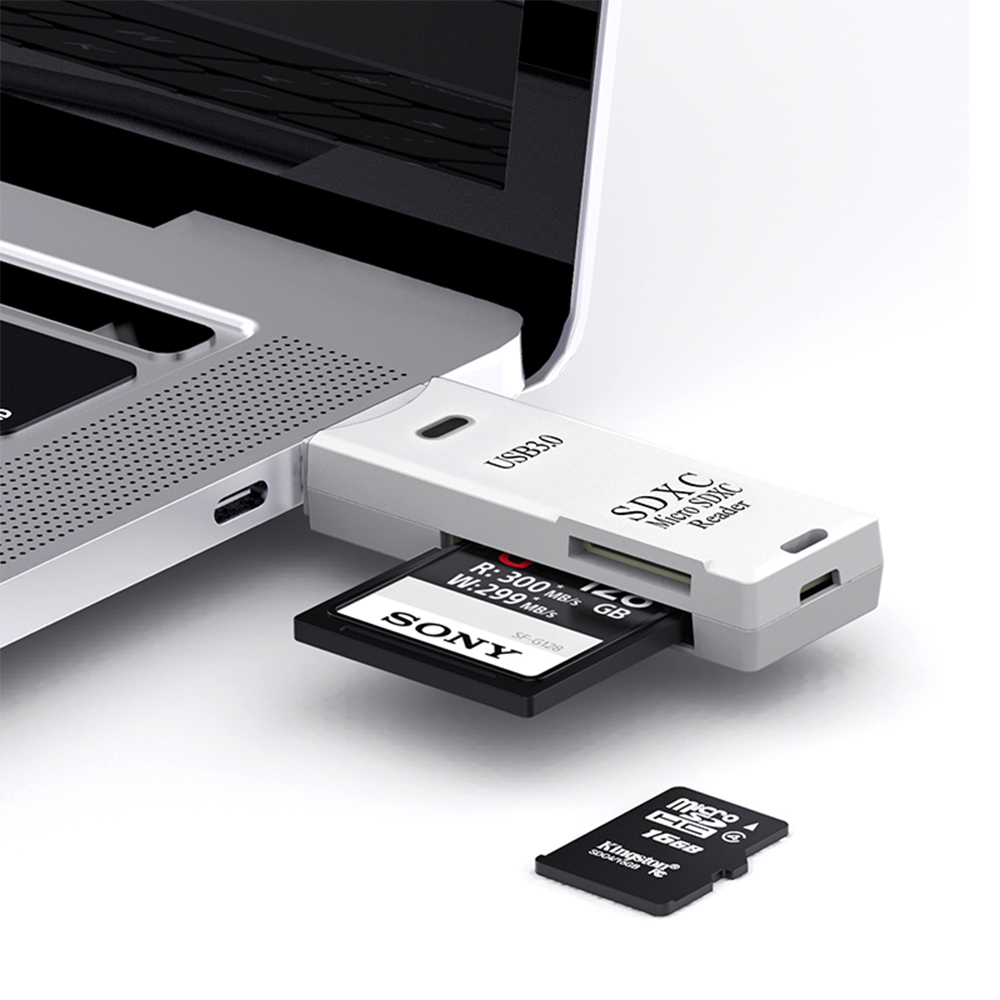 2 In 1 USB 3.0 Card Reader Por - Laptop Accessories Usb ulasan dan harga