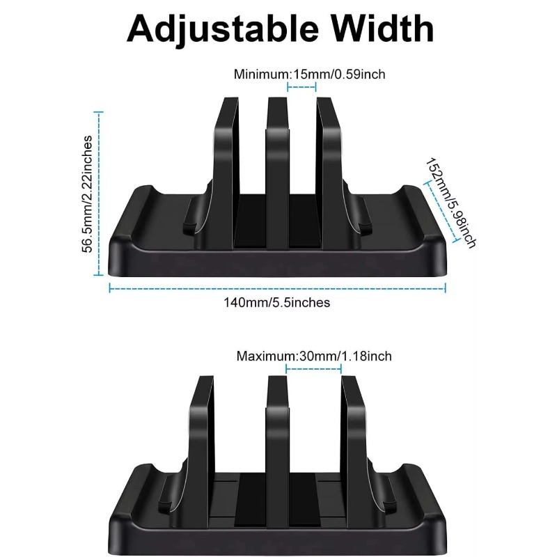 Vertical Laptop Stand Plastic  - Laptop Accessories Macbook ulasan dan harga