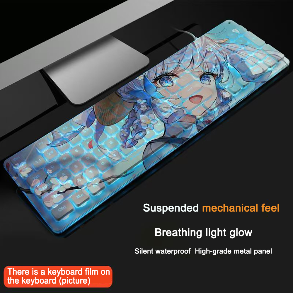 Gaming Keyboard 104 Keys Gensh - Laptop Accessories Usb ulasan dan harga