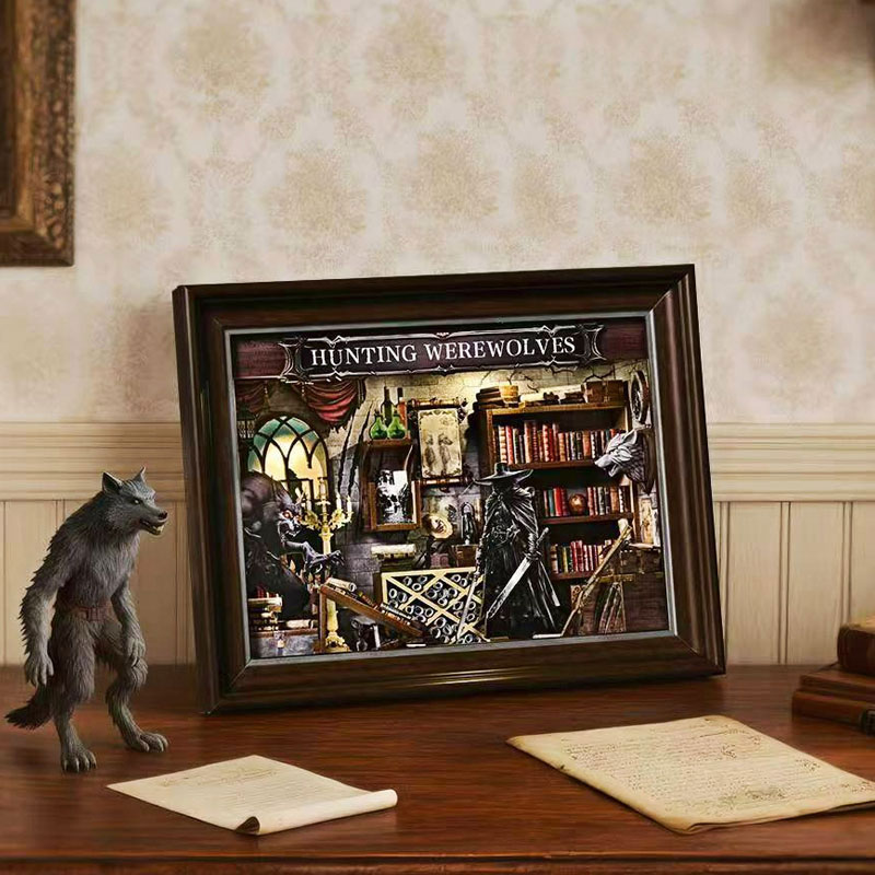 DIY 3D Wooden Book Nook Kit Mi - Laptop Accessories Light ulasan dan harga