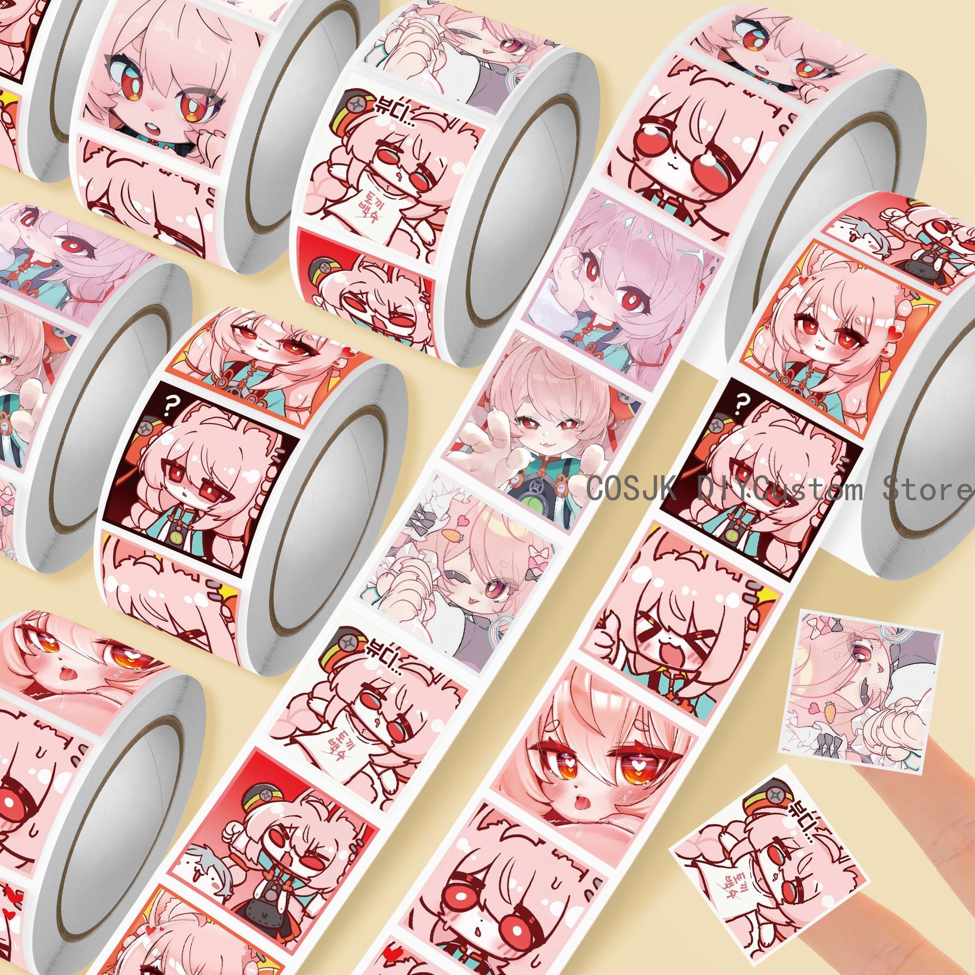 500Pc/Roll Anime Zenless Zone  - Laptop Accessories For Students ulasan dan harga