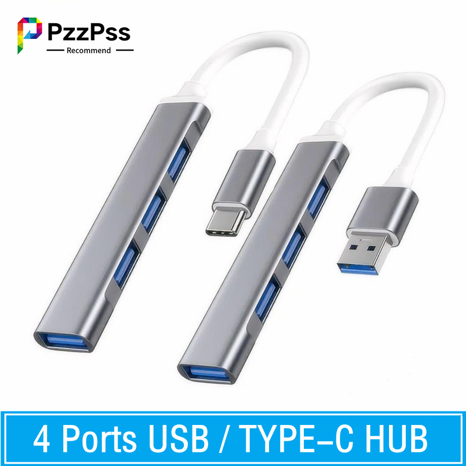 USB C HUB 3.0 Type C 4 Port Mu - Laptop Accessories Macbook ulasan dan harga
