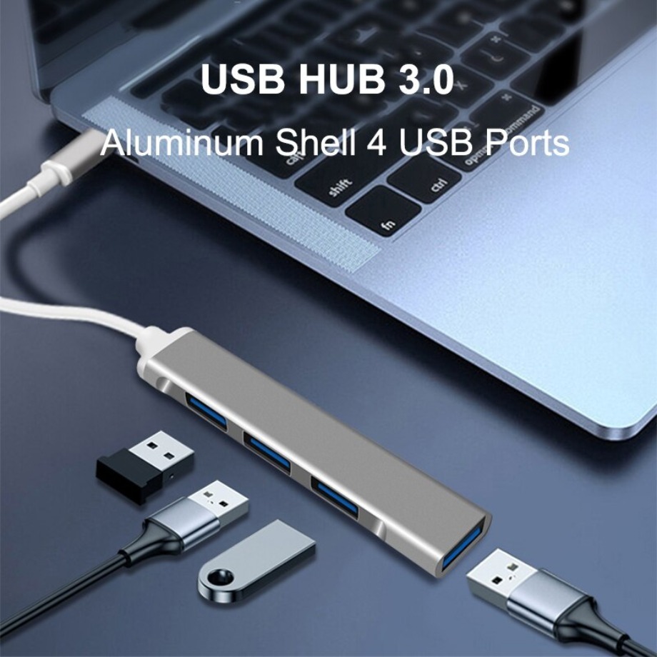 USB C HUB 3.0 Type C 4 Port Mu - Laptop Accessories Macbook ulasan dan harga