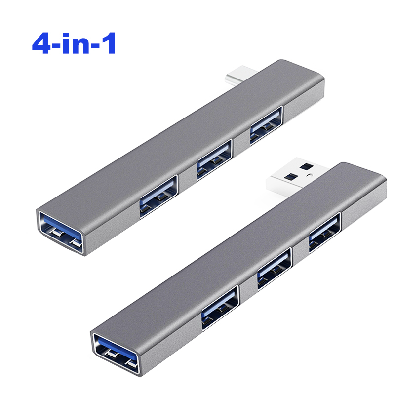 4 in 1 USB 3.0 Hub Type C 3.1  - Laptop Accessories Macbook ulasan dan harga