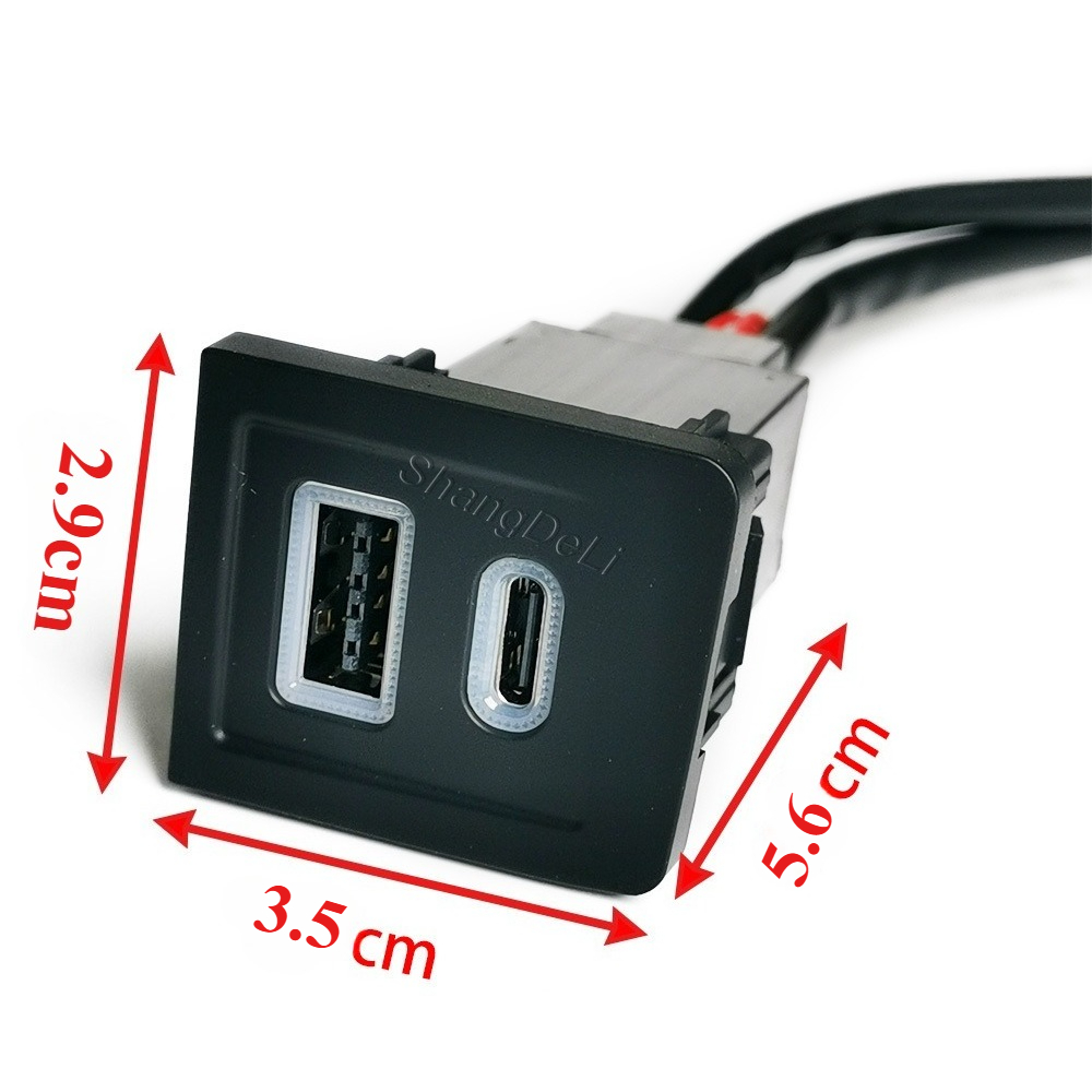 12V/24V Car Dual Charger Socke - Usb C Power Adapter ulasan dan harga