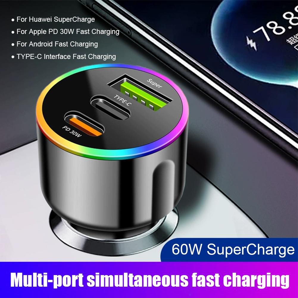 PD Fast Charging Car Charger T - Usb C Power Adapter ulasan dan harga