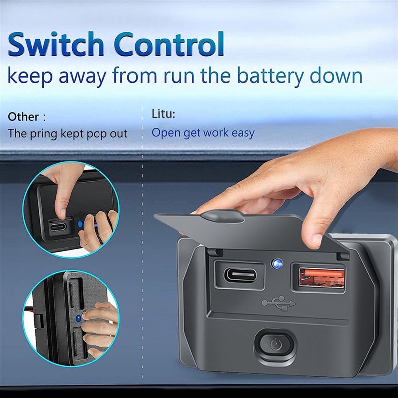 Quick Charge PD Type-C + USB P - Usb C Power Adapter ulasan dan harga