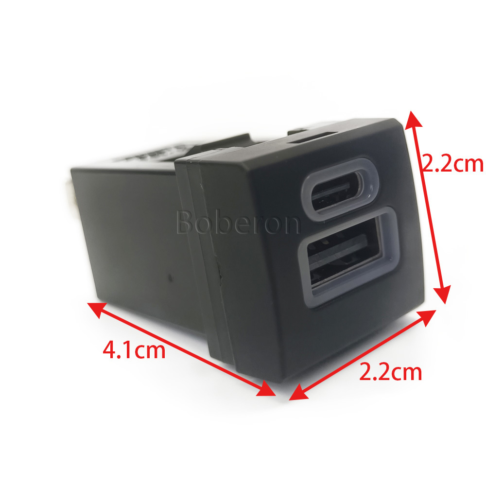 12V Dual USB QC3.0 Type-C PD C - Usb C Power Adapter ulasan dan harga