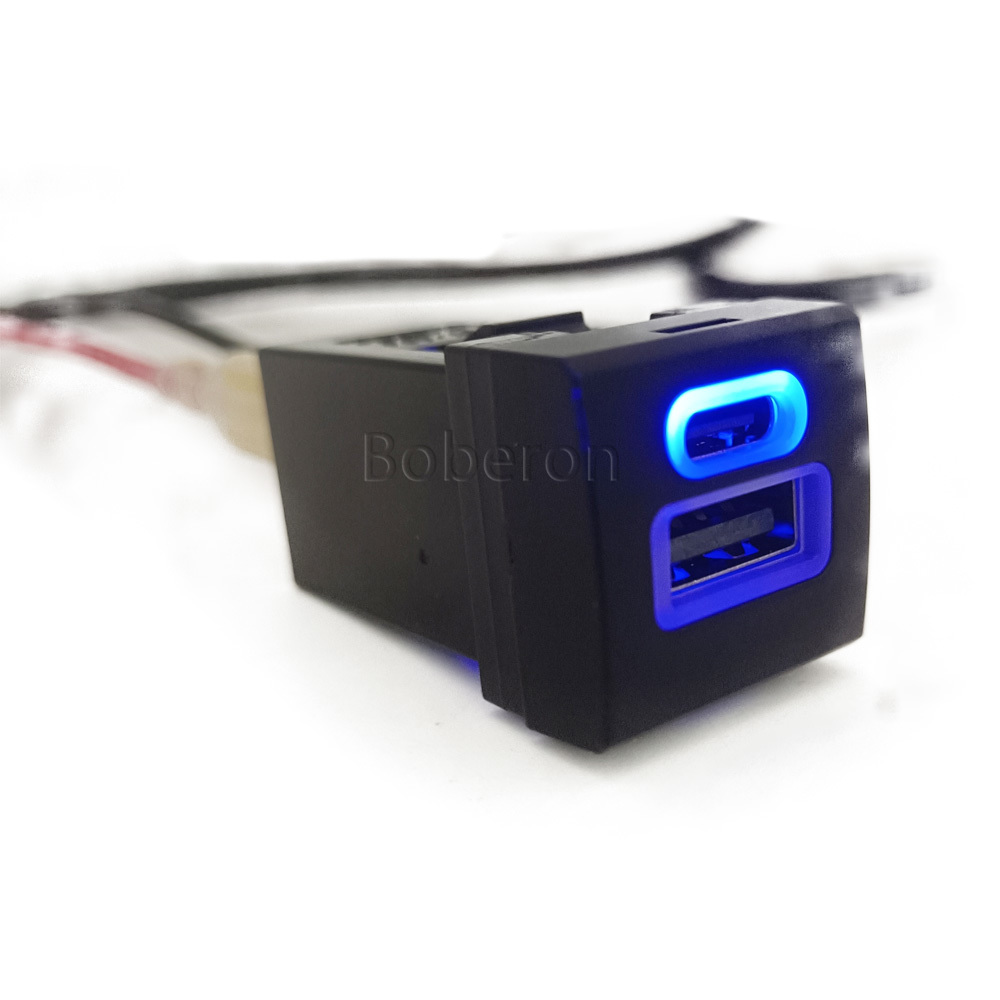 12V Dual USB QC3.0 Type-C PD C - Usb C Power Adapter ulasan dan harga