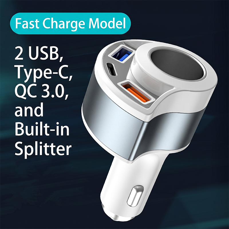 Fast Charging Multi Port Vehic - Usb C Power Adapter ulasan dan harga