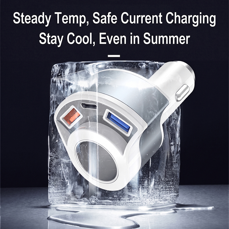 Fast Charging Multi Port Vehic - Usb C Power Adapter ulasan dan harga