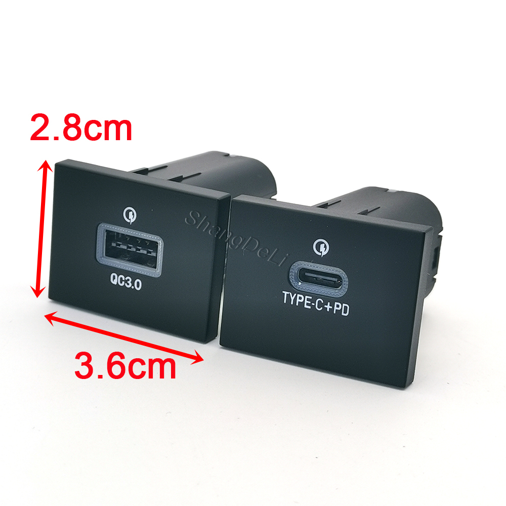 1PC Fit  For Ford Focus 2004-2 - Usb C Power Adapter ulasan dan harga