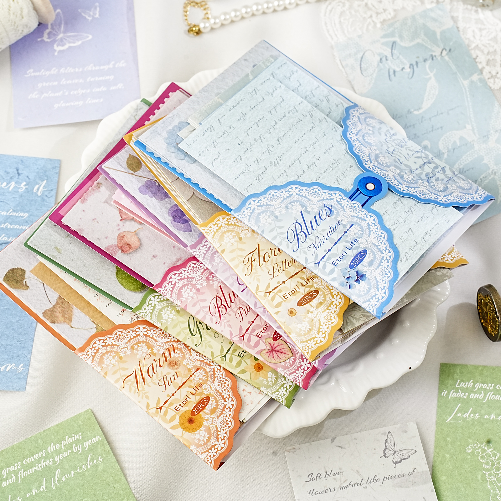 Etori Life Floral Stationery S - Laptop Accessories Bag ulasan dan harga