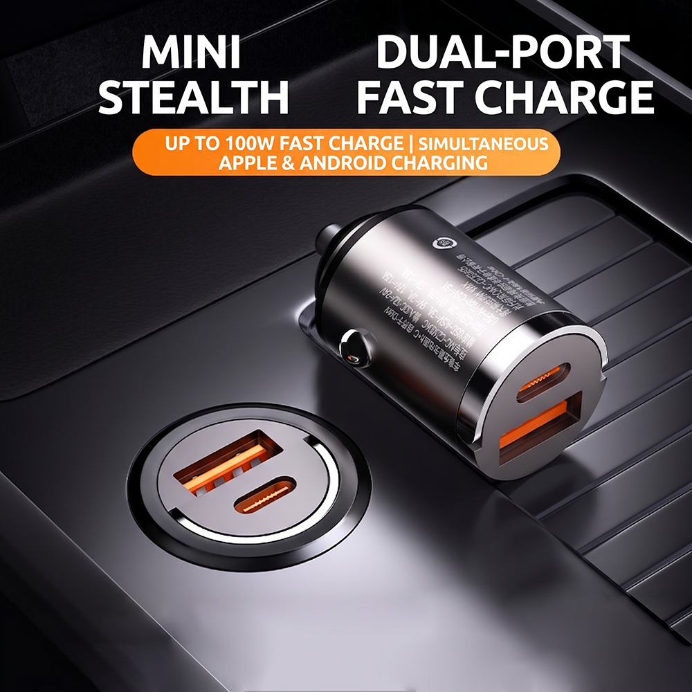 Stealth USB C Car Charger Dual - Usb C Power Adapter ulasan dan harga