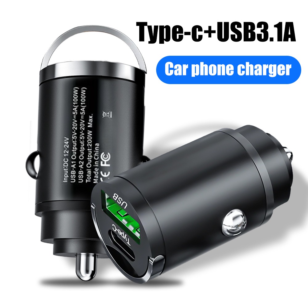 100W USB Car Charger Type C QC - Usb C Power Adapter ulasan dan harga