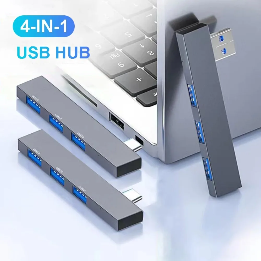 Multi USB Splitter OTG Adapter - Laptop Accessories Macbook ulasan dan harga