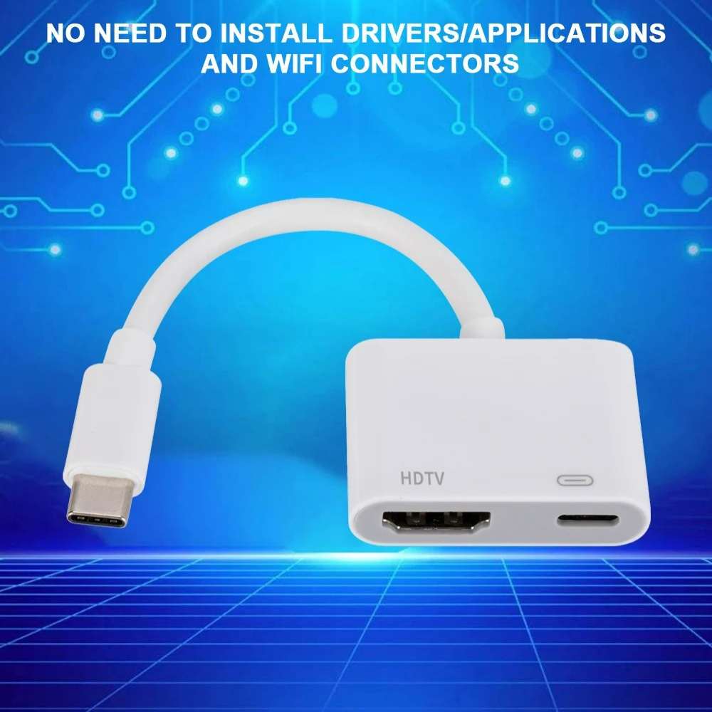 USB C HUB Adapter Type-C To 4K - Laptop Accessories Macbook ulasan dan harga