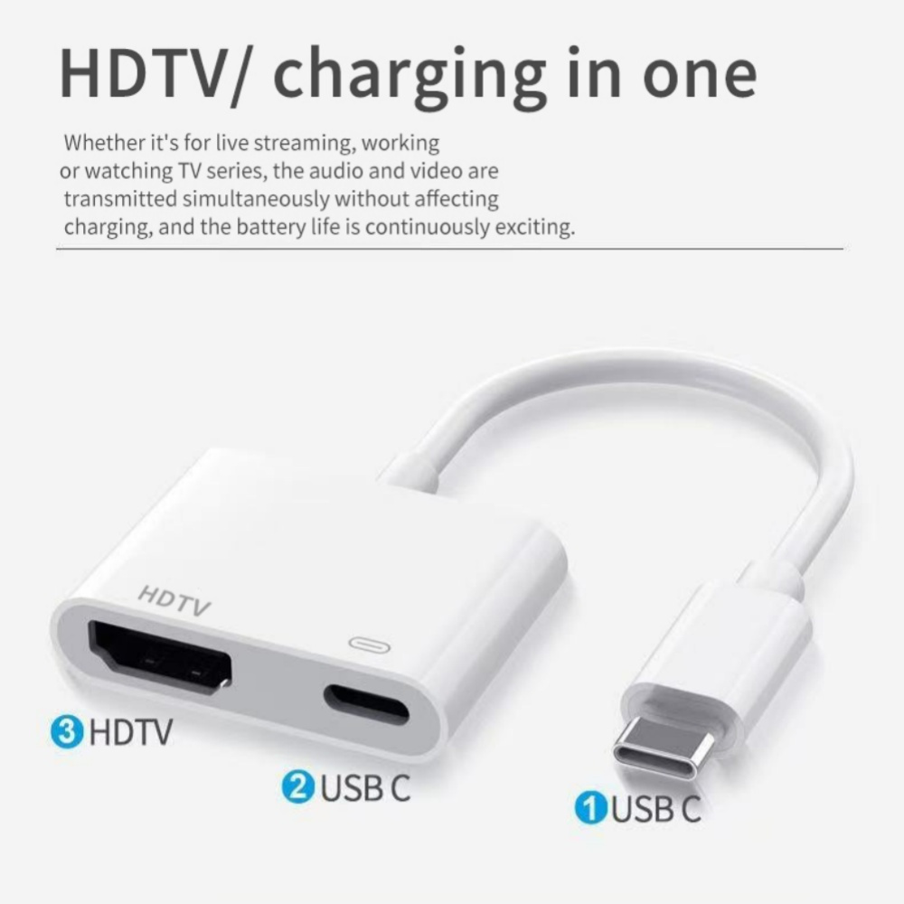 USB C HUB Adapter Type-C To 4K - Laptop Accessories Macbook ulasan dan harga
