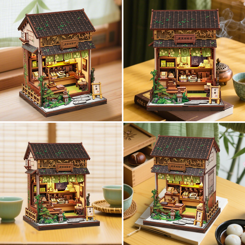 CUTEBEE Wooden Doll House Book - Laptop Accessories Light ulasan dan harga